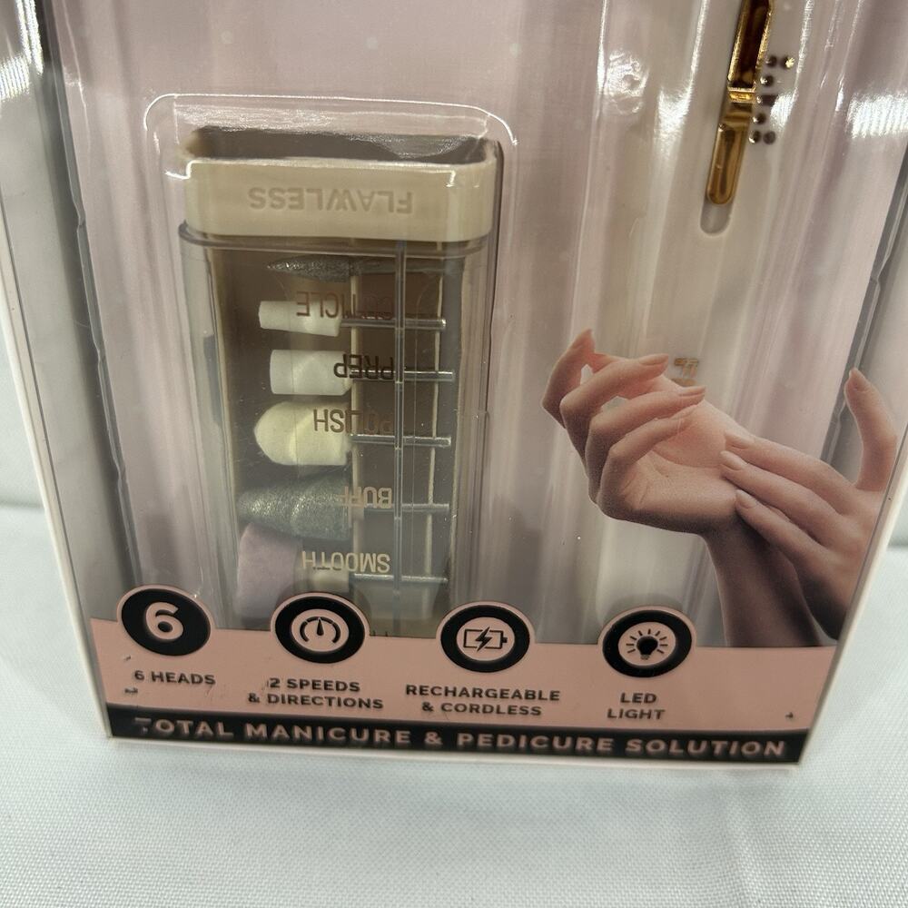 Finishing Touch FLAWLESS SALON NAILS Manicure Pedicure Tool - BRAND NEW